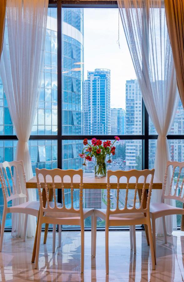Entire Flat With City Skyline View - Two Bedrooms Batumi Exteriör bild
