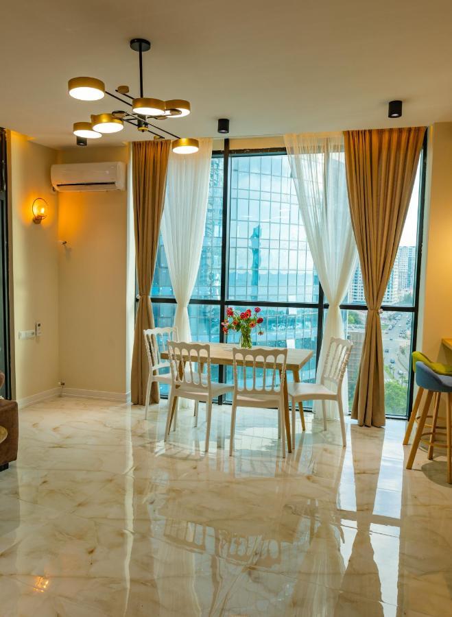 Entire Flat With City Skyline View - Two Bedrooms Batumi Exteriör bild